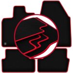 Tapis de voiture carlux - red pour : nissan qashqai j10 i crossover (2006 - 2013)