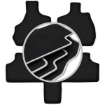 Tapis de voiture carlux - silver pour : chrysler voyager iv 7 places (2000 - 2008)