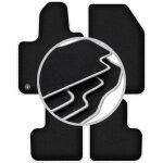 Tapis de voiture carlux - silver pour : fiat 500x fl crossover (2018 - )