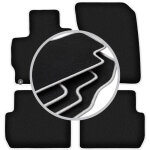 Tapis de voiture carlux - silver pour : mitsubishi outlander iii phev suv (2012 - )