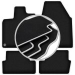 Tapis de voiture carlux - silver pour : nissan qashqai i j10 crossover (2006 - 2013)