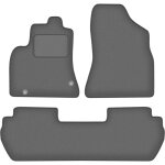Tapis de voiture en graphite pour : citro�n berlingo ii multispace (2008 - 2018)