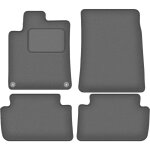 Tapis voiture graphite pour : peugeot 407 coup�, berline, break (2004 - 2011)