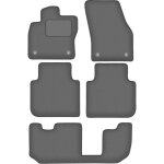 Tapis de voiture en graphite pour : skoda kodiaq 7 places (2016 - )