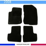 Tapis de voiture - sur mesure pour 2008 (2013 - 2019) - 4 pièces - tapis de sol antidérapant pour automobile ... Tapis de voiture - sur mesure pour 2008 (2013 - 2019) - 4 pièces - tapis de sol antidérapant pour automobile ...