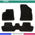Tapis de voiture - sur mesure pour 3008 (2009 - 2016) - 3 pièces - tapis de sol antidérapant pour automobile ... Tapis de voiture - sur mesure pour 3008 (2009 - 2016) - 3 pièces - tapis de sol antidérapant pour automobile ...