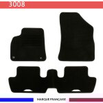 Tapis de voiture - sur mesure pour 3008 (2009 - 2016) - 3 pièces - tapis de sol antidérapant pour automobile ... Tapis de voiture - sur mesure pour 3008 (2009 - 2016) - 3 pièces - tapis de sol antidérapant pour automobile ...