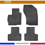 Tapis de voiture - sur mesure pour 3008 (2009 - 2016) - 4 pièces - tapis de sol antidérapant pour automobile ... Tapis de voiture - sur mesure pour 3008 (2009 - 2016) - 4 pièces - tapis de sol antidérapant pour automobile ...