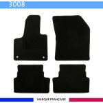 Tapis de voiture - sur mesure pour 3008 (2016 - 2020) - 4 pièces - tapis de sol antidérapant pour automobile ... Tapis de voiture - sur mesure pour 3008 (2016 - 2020) - 4 pièces - tapis de sol antidérapant pour automobile ...