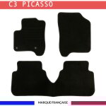 Tapis de voiture - sur mesure pour c3 picasso (2009 - 2016) - 3 pièces - tapis de sol antidérapant pour ... Tapis de voiture - sur mesure pour c3 picasso (2009 - 2016) - 3 pièces - tapis de sol antidérapant pour ...