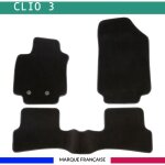 Tapis de voiture - sur mesure pour clio 3 (2005 - 2014) - 3 pièces - tapis de sol antidérapant pour automobile ... Tapis de voiture - sur mesure pour clio 3 (2005 - 2014) - 3 pièces - tapis de sol antidérapant pour automobile ...