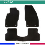 Tapis de voiture - sur mesure pour corsa (2014 - 2019) - 3 pièces - tapis de sol antidérapant pour automobile ... Tapis de voiture - sur mesure pour corsa (2014 - 2019) - 3 pièces - tapis de sol antidérapant pour automobile ...