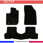 Tapis de voiture - sur mesure pour duster (ds 2018) - 3 pices - tapis de sol antidrapant pour automobile ...