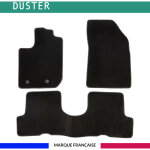 Tapis de voiture - sur mesure pour duster (ds 2018) - 3 pices - tapis de sol antidrapant pour automobile ...
