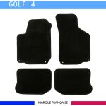 Tapis de voiture - sur mesure pour golf 4 (1998 - 2003) - 4 pices - tapis de sol antidrapant pour automobile ...