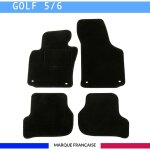 Tapis de voiture - sur mesure pour golf 5 / 6 (2003 - 2012) - 4 pièces - tapis de sol antidérapant pour ... Tapis de voiture - sur mesure pour golf 5 / 6 (2003 - 2012) - 4 pièces - tapis de sol antidérapant pour ...