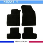 Tapis de voiture - sur mesure pour megane 4 (d�s 2015) - 4 pi�ces - tapis de sol antid�rapant pour automobile ...