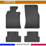 Tapis de voiture - sur mesure pour mini one et mini cooper r56 (2006 - 2013) - 4 pices - tapis de sol ...
