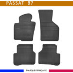 Tapis de voiture - sur mesure pour passat / passat sw (2005 - 2014) - 4 pices - tapis de sol antidrapant ...