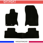 Tapis de voiture - sur mesure pour qashqa (2013 - 2021) - 3 pices - tapis de sol antidrapant pour ...