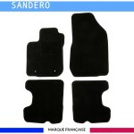 Tapis de voiture - sur mesure pour sandero (2013 - 2017) - 4 pièces - tapis de sol antidérapant pour ... Tapis de voiture - sur mesure pour sandero (2013 - 2017) - 4 pièces - tapis de sol antidérapant pour ...