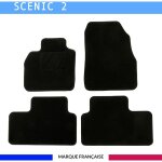 Tapis de voiture - sur mesure pour scenic 2 (2003 - 2009) - 4 pièces - tapis de sol antidérapant pour ... Tapis de voiture - sur mesure pour scenic 2 (2003 - 2009) - 4 pièces - tapis de sol antidérapant pour ...