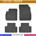 Tapis de voiture - sur mesure pour zafira 3 tourer (2011 - 2020) - 4 pi�ces - tapis de sol antid�rapant ...