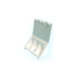 Taquet équerre pvc d'agencement p102 - blanc - boîte de 50 - prunier Taquet équerre pvc d'agencement p102 - blanc - boîte de 50 - prunier