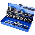 Beijiyi - tarauds et filières en alliage d'acier 32 pièces - filetage métrique - outils de coupe - kit ... Beijiyi - tarauds et filières en alliage d'acier 32 pièces - filetage métrique - outils de coupe - kit ...