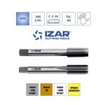 Izar - taraud � main (jeu de 2) hss metrique m10 pas fin m10x1. 25