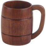 Tasse � bi�re en bois pur naturel tasses � eau �cologiques faites � la main