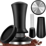 Tasseur � caf� 51 mm, r�gulateur de pression, kit pour espresso avec tapis de tassement, acier inoxydable ...