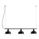 Faro tatawin lineal petite suspension noire lineal dome