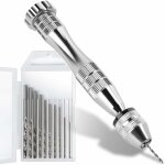 Tau � broche pour moules de moulage en r�sine, perceuse � main en acier, perceuse � r�sine avec 10 forets, ...