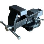 Monmobilierdesign - tau d'tabli en acier pour charges lourdes avec base pivotante et enclume mors 80 ...