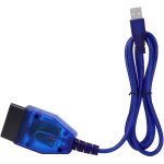 Tbest c�ble de scanner de diagnostic de voiture, ligne de test automatique professionnelle usb kkl compatible ...