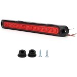 Tbest feux arri�re feu de freinage arri�re, 10v 30v 15led feu de freinage arri�re ip67 �tanche pour camions ...