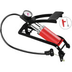 Tbest pompe � pied pour sol de v�lo avec manom�tre, air portable haute pression pour pneus, voitures, ...
