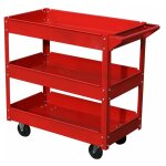 Varan motors - tc135 servante d'atelier, chariot � roulettes � 3 �tages, 100kg