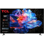 Tcl 55p6k - tv led 55 (139 cm) - 4k uhd 3840x2160 - hdr10 + - google tv - 3xhdmi 2. 1 - wifi