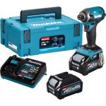 Td003ga202 visseuse  choc sans fil xgt 40 v / 2x 2, 0 ah batterie & chargeur en makpac - makita