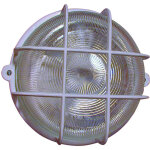 Hublot rond 141000 ? 100 watts e27 ? ip44 r�sistant aux intemp�ries ? grille de protection incluse ? ...