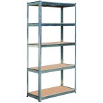 Tec hit 304175 - kit 5 tablettes - �tag�re d'atelier pour charge lourde - en acier r�sistant - 175 kg ...