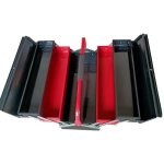 Tec hit 304460 - caisse outils en acier 5 plateaux - corps en acier avec rev�tement en poudre