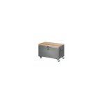 Techman - coffre de rangement brut - planches & roulettes