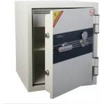 Technofire - armoire ignifuge pour papier protection 1h30 � cl� � double panneton, 2 p�nes, 50 l, 60x47x47 ...