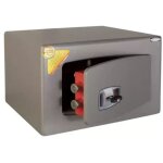 Technomax - coffre - fort � fixer � cl�, certifi� en 14450:18 - s2, 2 p�nes, 18 l, 22x35x30 cm