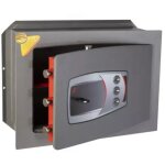 Technomax ? coffre - fort � emmurer � cl� + combinaison 3 boutons, certifi� en 14450:18 - s2, 5 p�nes, ...