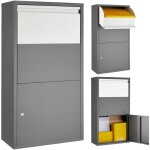 Tectake - bo�te � colis fortress avec clapet de s�curit� 44 x 22 82 cm -