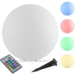 Tectake - lampe boule luminous globe avec ampoule led et t�l�commande - m (� 40 x 40 cm)